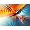 abstract geometric background of light with straight colourful beams of rays moving in different directions