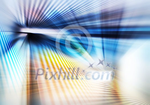 abstract geometric background with straight light spectrum in blue, yellow and white colour abstract geometric background with straight light spectrum in blue, yellow and white colour