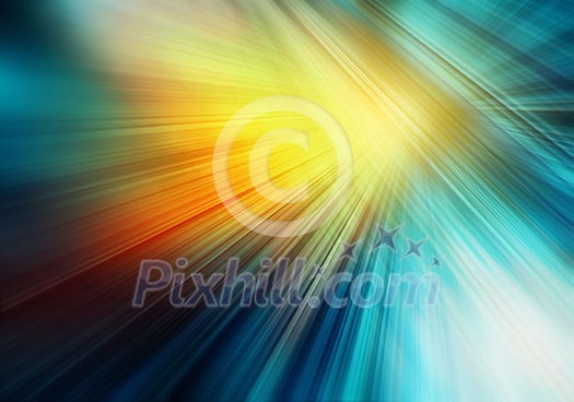 abstract background with straight light spectrum of yellow, blue, red light abstract background with straight light spectrum of yellow, blue, red light