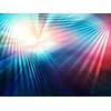 abstract geometric coloured background of lined inclined planes illuminated with white light