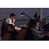 Young Entrepreneur Freelancer Working Using A Laptop In Coworking space