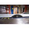Woodworking circular saw  Working equipment carpentry workshop