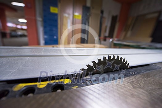 Woodworking circular saw Working equipment carpentry workshop Woodworking circular saw Working equipment carpentry workshop