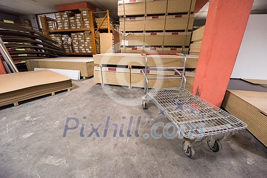production Department of a big modern wooden furniture factory production Department of a big modern wooden furniture factory