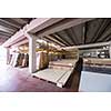 production Department of a big modern wooden furniture factory