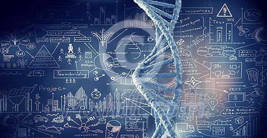 Science background concept with dna molecule. 3d rendering Science background concept with dna molecule. 3d rendering