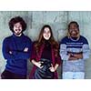 portrait of young multiethnic business team,architect and engineer on construction site while checking documents and business workflow in new startup office