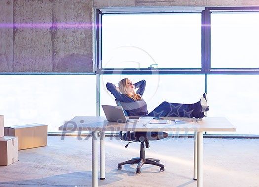 young female architect taking a break on construction site while checking documents and business workflow using laptop computer in new startup office young female architect taking a break on construction site while checking documents and business workflow using laptop computer in new startup office