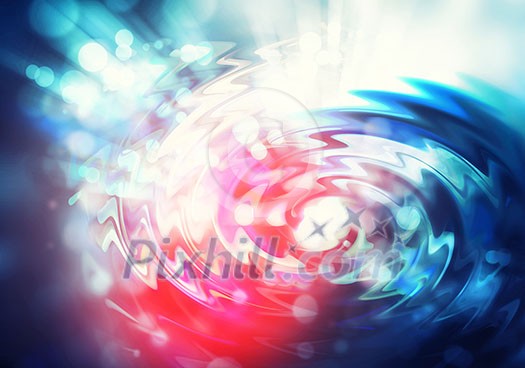 Color blurred background with dots and bokeh lights Color blurred background with dots and bokeh lights