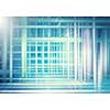 Abstract technology background with dots and elements
