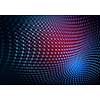 Abstract technology background with dots and elements