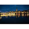 Zurich, Switzerland - view of the old town with the Limmat river