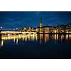 Zurich, Switzerland - view of the old town with the Limmat river