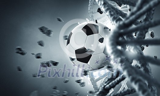 Science background image with DNA molecule 3D illustration Science background image with DNA molecule 3D illustration