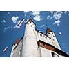 Castle (Schloss Thun) against lovely blue sky