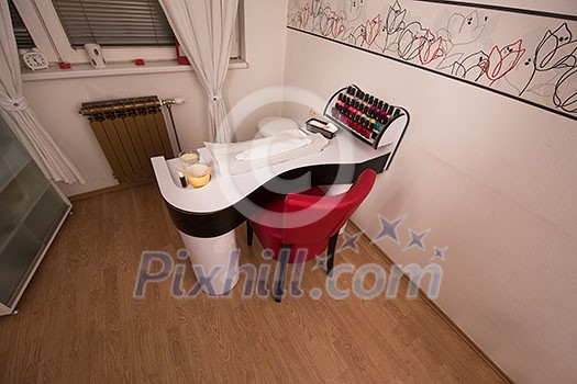 Manicure salon interior Manicure salon interior