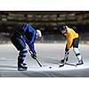 ice hockey sport players comptetition concpet