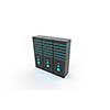 computer network server room 3d render representing internet and  hosting company  and data center concept
