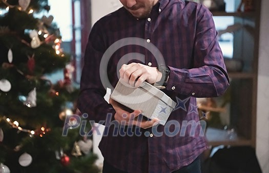 new year and christmas office party close up details food preparing and eating drinks and gifts authentic local startup business team new year and christmas office party close up details food preparing and eating drinks and gifts authentic local startup business team
