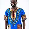 portrait of  handsome african black man in traditional islamic sudan fashion clothes