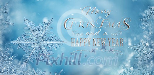Digital composite of snowflakes and frost. Digital composite of snowflakes and frost.