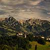 The medieval village of Gruyeres, Switzerland