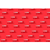 Horizontal medicinal pattern from floating surgical disposable syringes with red liquid or blood above red background with hard shadows and reflections.