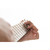 Close up of male hands playing acoustic guitar