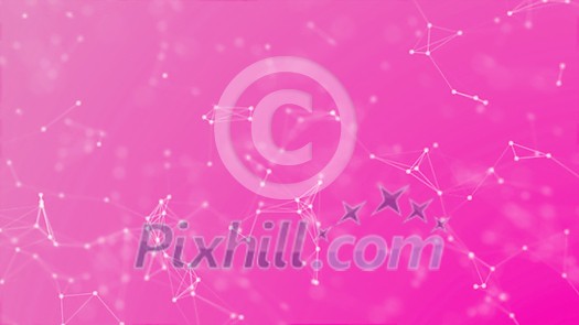 Global world network and communication technology for internet business on a hot pink background. Futuristic abstract background with blockchain technology and network. Global world network and communication technology for internet business on a hot pink background. Futuristic abstract background with blockchain technology and network.