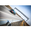 Highway traffic - motion blurred cars on a highway
