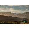 Highlands of Scotland - someone found a lovely spot for tonight - camper and a tent in a splendid landscape