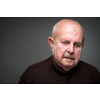 Senior man lonely at home, anxious/afraid to go out - self isolation/ quarantine due to COVID-19/ Coronavirus social distancing/prevention concept