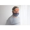 Senior man wearing  a facemask during coronavirus and flu outbreak. Virus and illness protection, home quarantine. COVID-19 concept