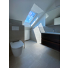 Rental apartment bathroom cleaned and ready for a new tenant to move in - Modern, bright apartment in a city center briging monthly passive, rental income to its owner