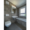 Rental apartment bathroom cleaned and ready for a new tenant to move in - Modern, bright apartment in a city center briging monthly passive, rental income to its owner