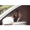 Arabic Woman Couple Traveling By Luxury  Car in Saudy Arabia