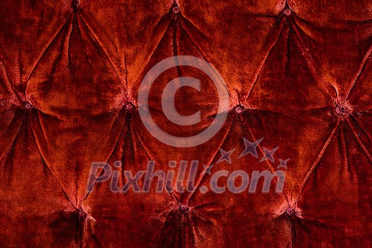 Elegant and soft red satin furniture padding image Elegant and soft red satin furniture padding image