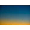 Splendid dusk/evening sky with the Moon