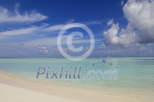 tropical beach nature landscape with white sand at summer tropical beach nature landscape with white sand at summer