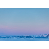Splendid apline scenery. High mountains with fog and lovely evening light.