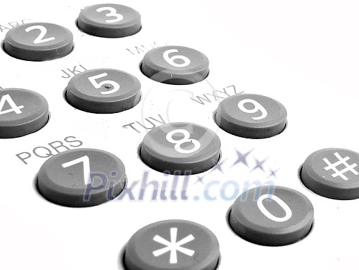 phone object isolated on white background phone object isolated on white background