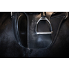 Woman riding a horse. Equestrian sport, leisure horse riding concept