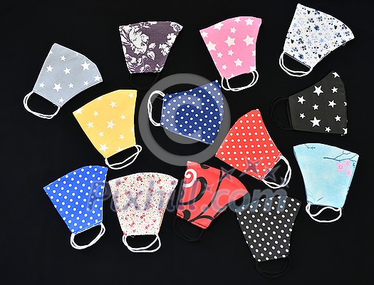 Handmade Trendy Protective Coronavirus Face Mask Production, Health Care Fabric And Textile Industy In New Normal Covid19 Pandemic Lockdown Handmade Trendy Protective Coronavirus Face Mask Production, Health Care Fabric And Textile Industy In New Normal Covid19 Pandemic Lockdown