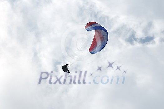 paragliding sport at beautiful nature and extreme scenes and people stunts paragliding sport at beautiful nature and extreme scenes and people stunts