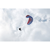 paragliding sport at beautiful nature and extreme scenes and people stunts