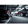 Underground garage or modern car parking with lots of vehicles
