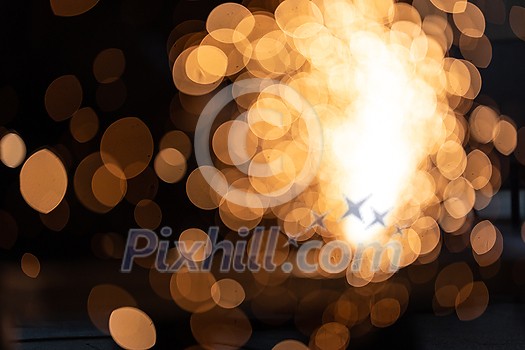 Man working on iron with grinder. Man at work. Sparkles and fire from grinder cutting. Grinder. Worker. Man working on iron with grinder. Man at work. Sparkles and fire from grinder cutting. Grinder. Worker.