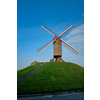 Sint-Janshuismolen Sint-Janshuis Mill windmill in Bruges, Belgium