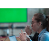 Successful team. Group of young multi-ethnic business people working and communicating together in creative office. Selective focus. High-quality photo
