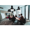 Successful team. Group of young multi-ethnic business people working and communicating together in creative office. Selective focus. High-quality photo
